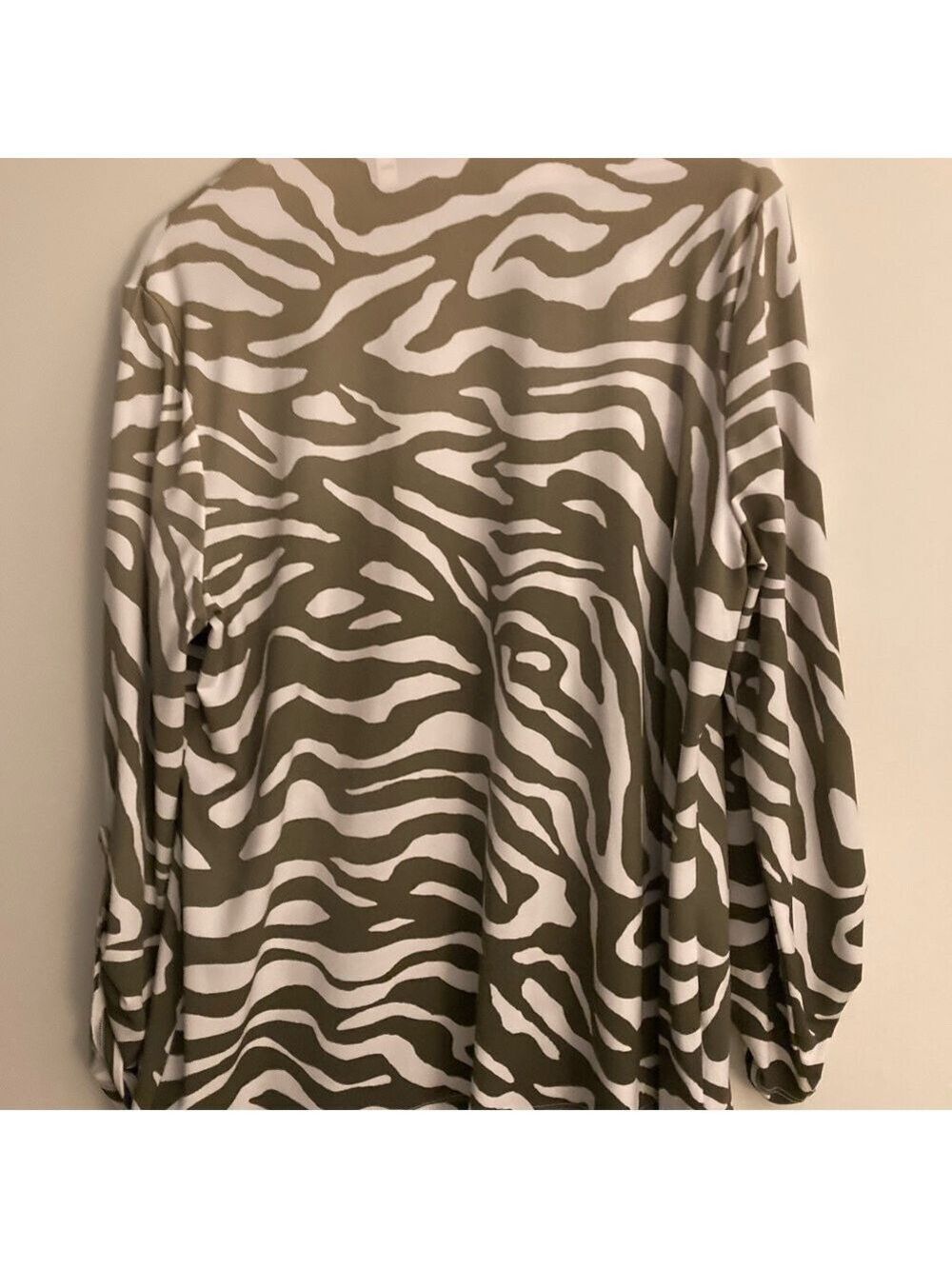 Chico’s Zebra Print Open Cardigan - Picture 2 of 6